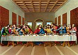 Leonardo Da Vinci Wall Art - the picture of the last supper